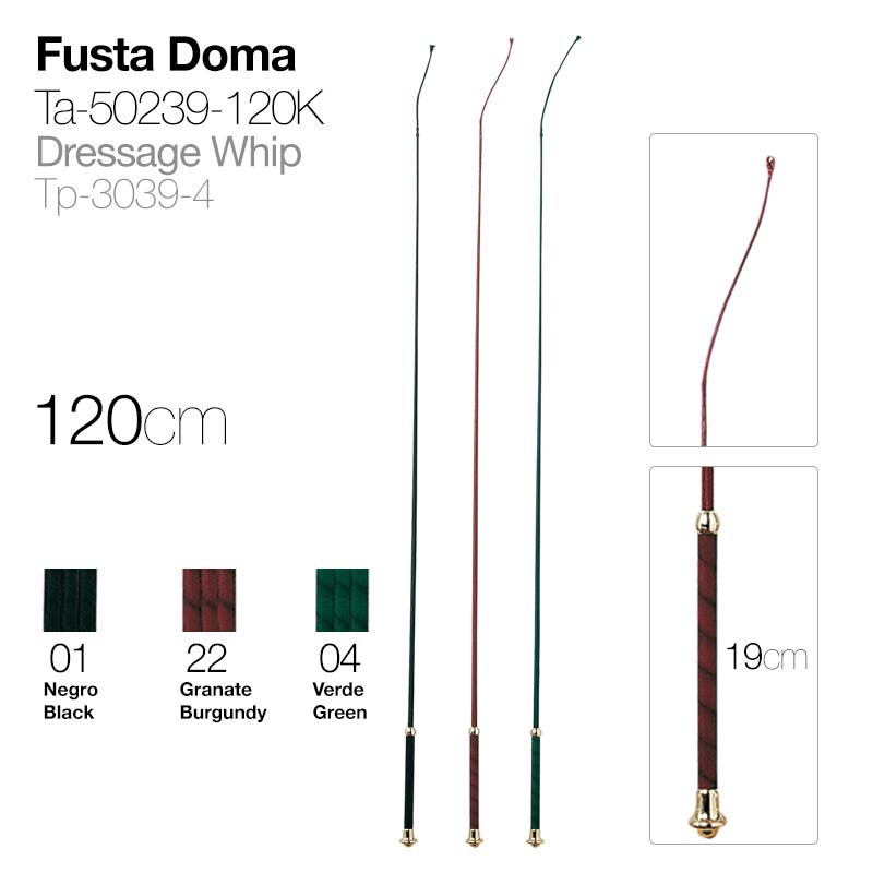 FUSTA DOMA CON MANGO DE CUERO