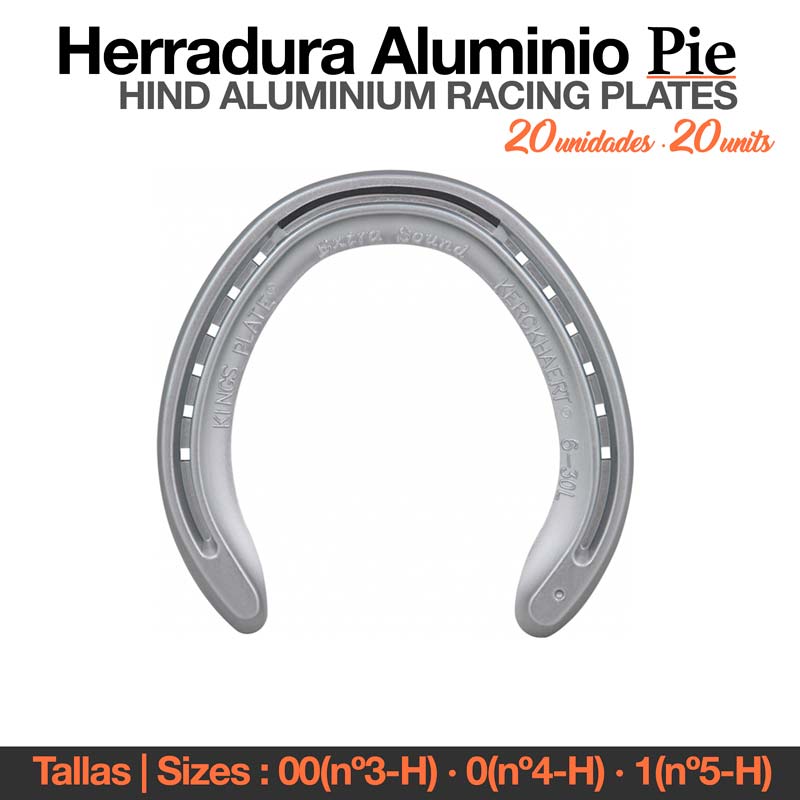 HERRADURA ALUMINIO PIE par