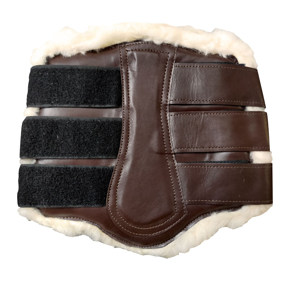 PROTECTOR TRABAJO CUERO BORREGUILLO PIE L