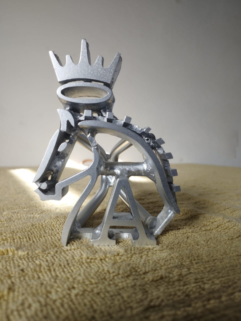 FIERRROS DE ACERO  MODELO DE CABALLOS