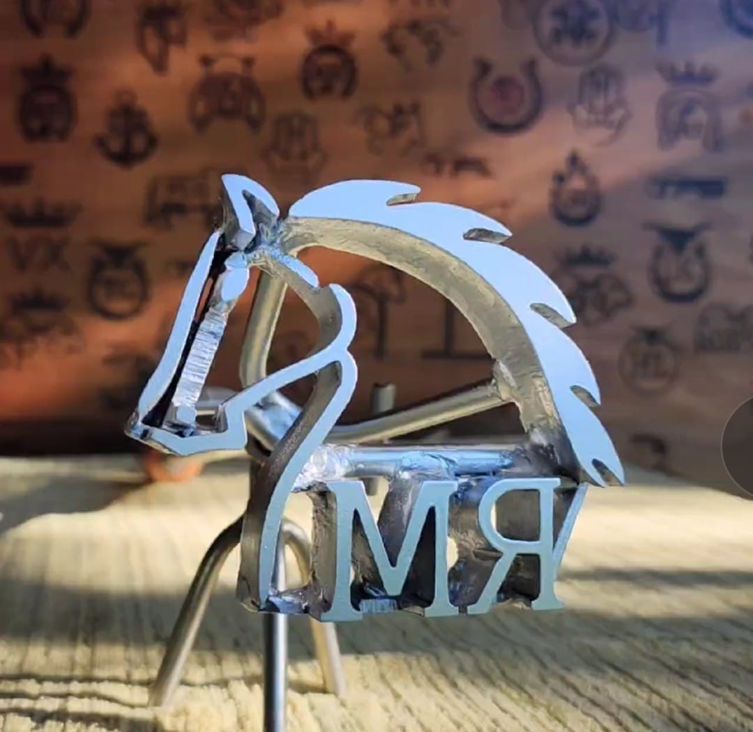 FIERRROS DE ACERO  MODELO DE CABALLOS