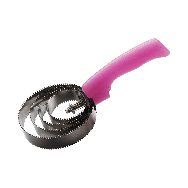 Almohaza metálica para caballo redonda colores