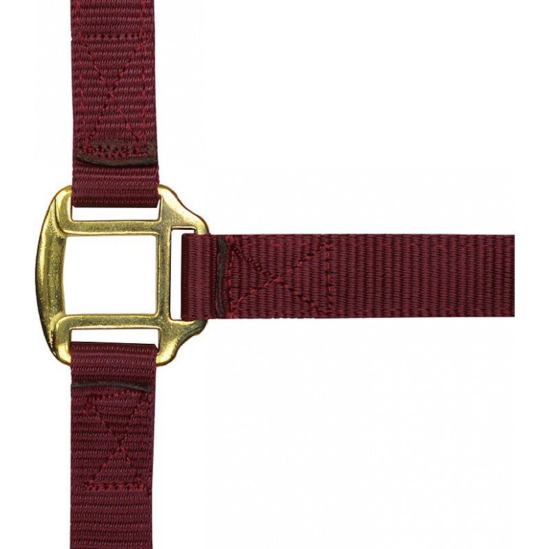 GAMARRON  para caballo de nylon forrada de cuero