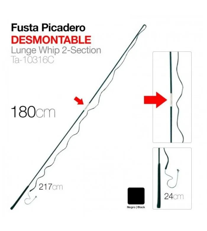 FUSTA DE PICADERO DESMONTABLE 1,80 M