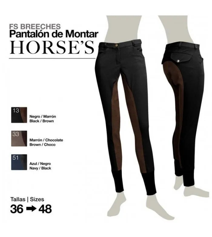 BREECHES PANTALÓN DE MONTAR HORSE'S