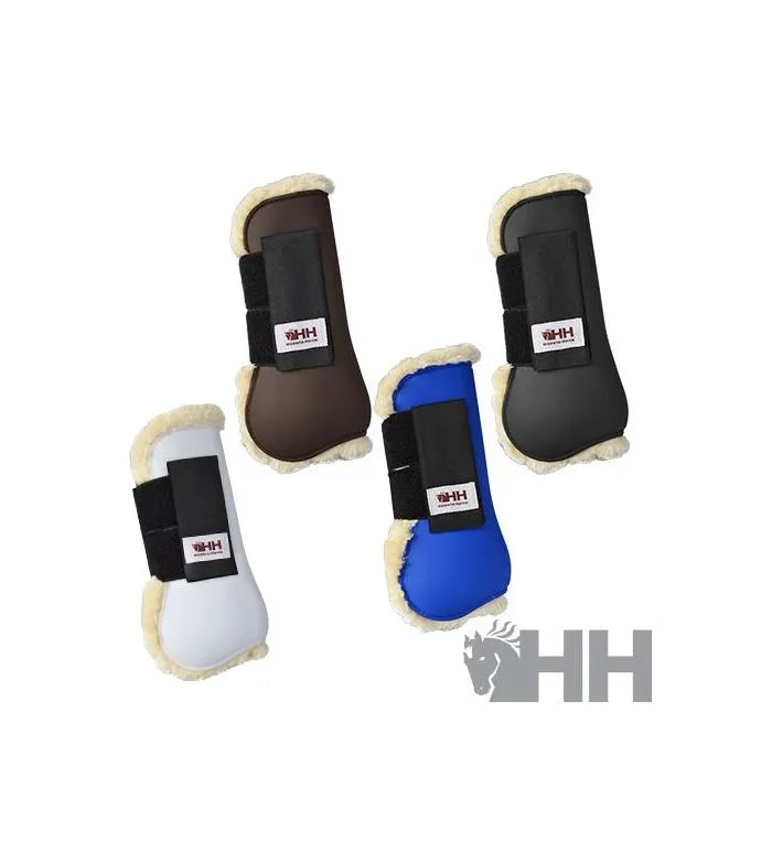 PROTECTOR HH DELUXE TENDON DELANTERO CON BORREGUILLO (PAR)