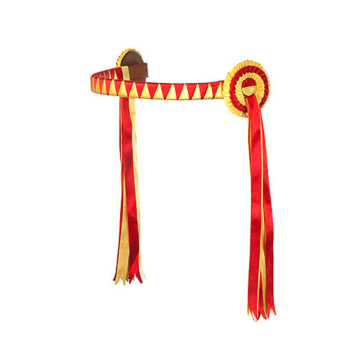 FRONTALERA PRESENTACION HH ECO CUERO/TELA CON ESCARAPELA