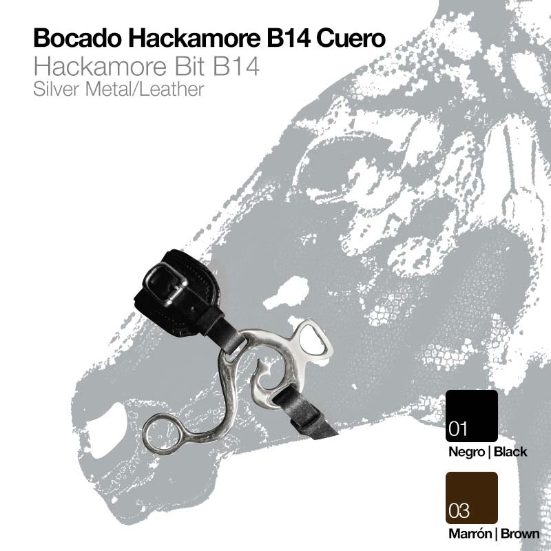 BOCADO HACKAMORE B14 CUERO