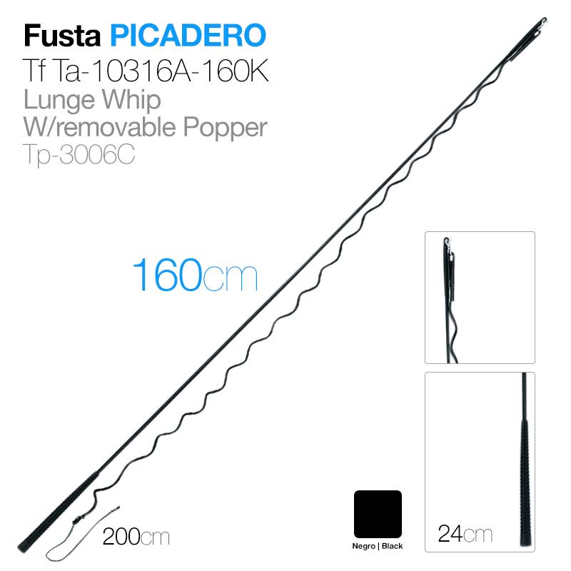 FUSTA PICADERO TF TA-10316A-160K 160cm