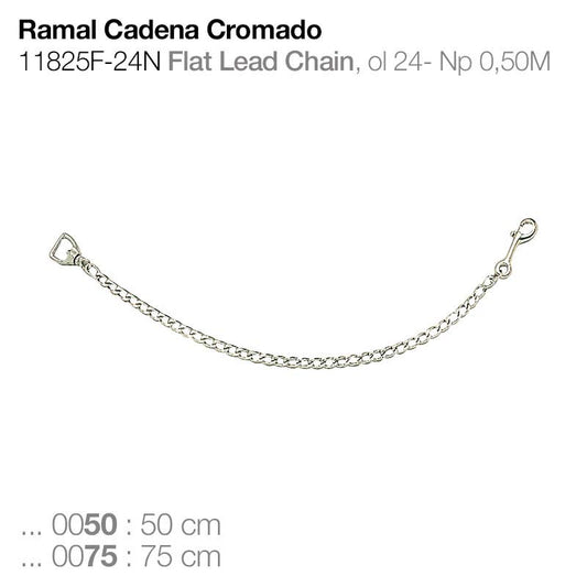 RAMAL CADENA CROMADO 11825F-30N 75cm