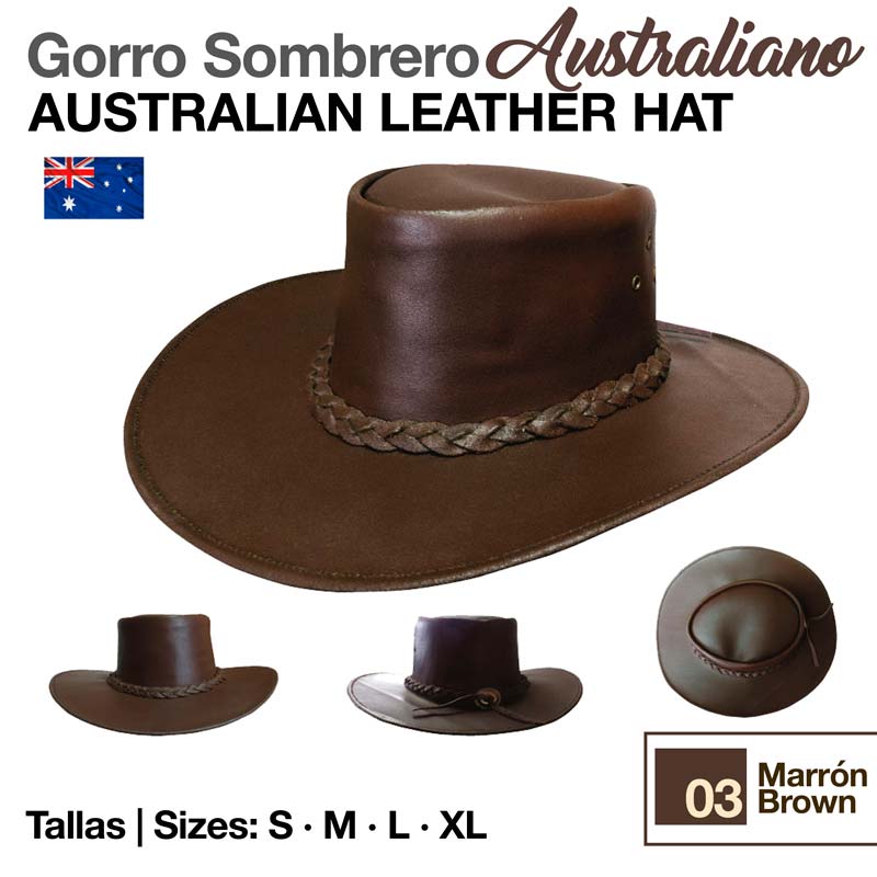 SOMBRERO AUSTRALIANO MARRÓN