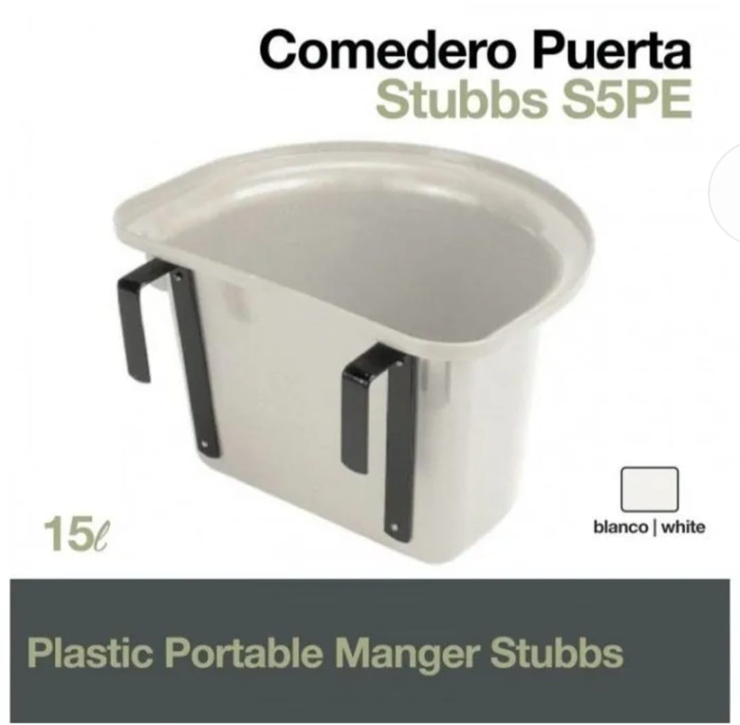 COMEDERO PUERTA STUBBS S5PE CON GANCHOS