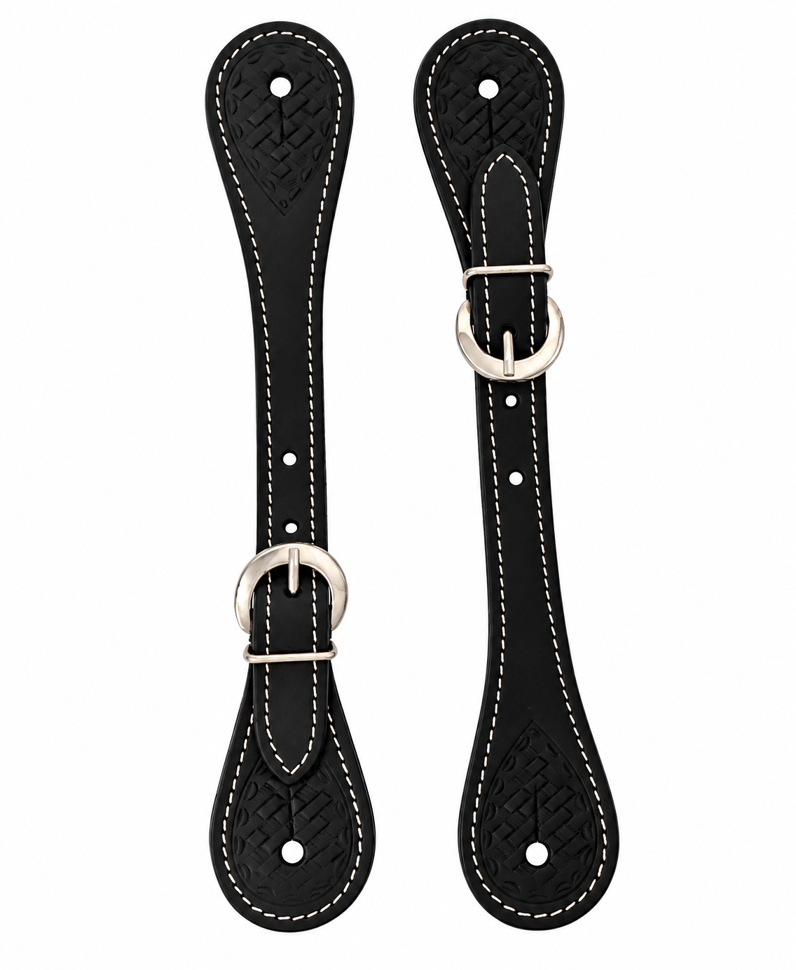 🐴✨ CORREAS WESTERN DE CUERO NEGRO CON HEBILLAS METÁLICAS ✨🤠