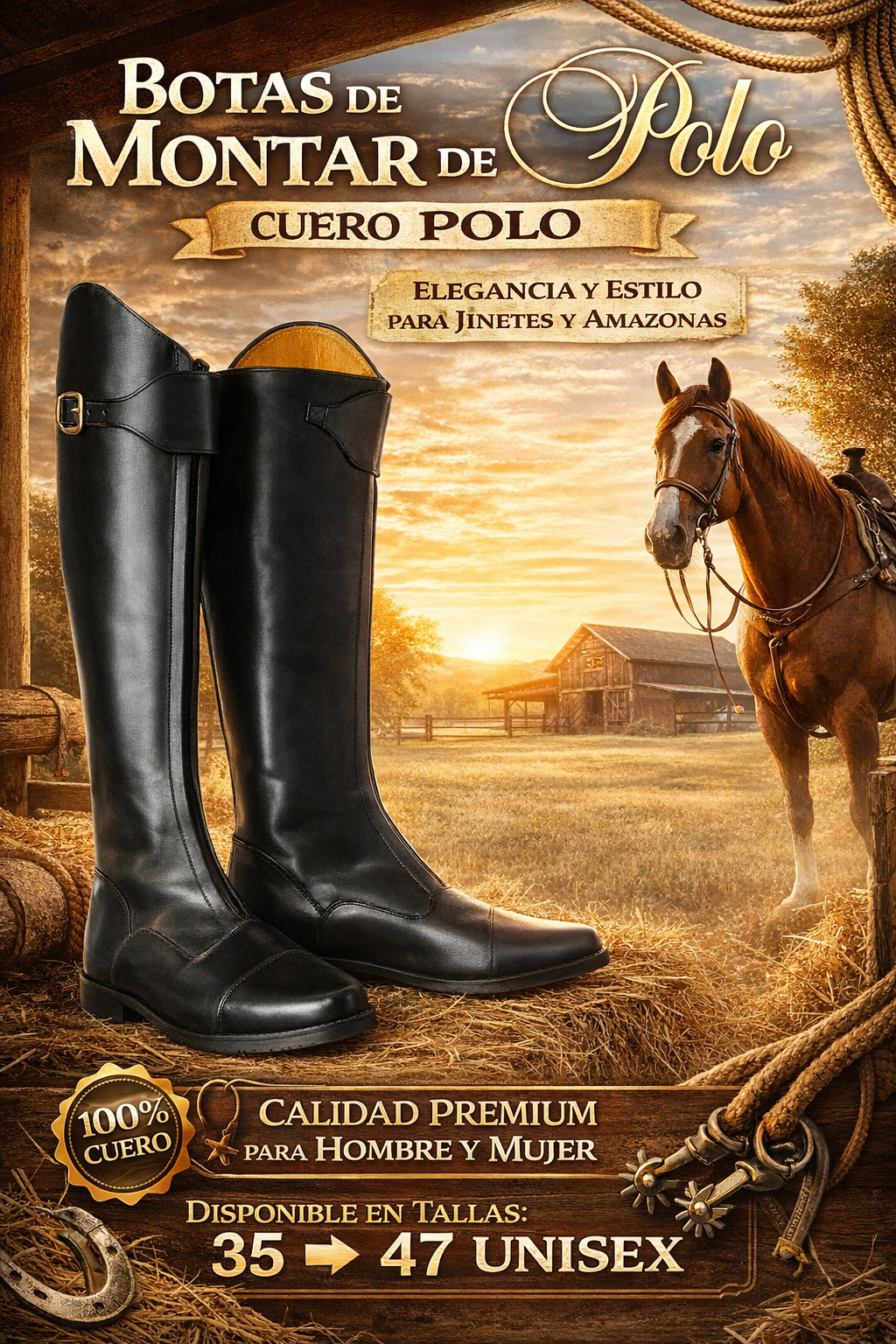 BOTA MONTAR POLO