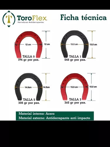 herraduras antiderrapantes Toroflex