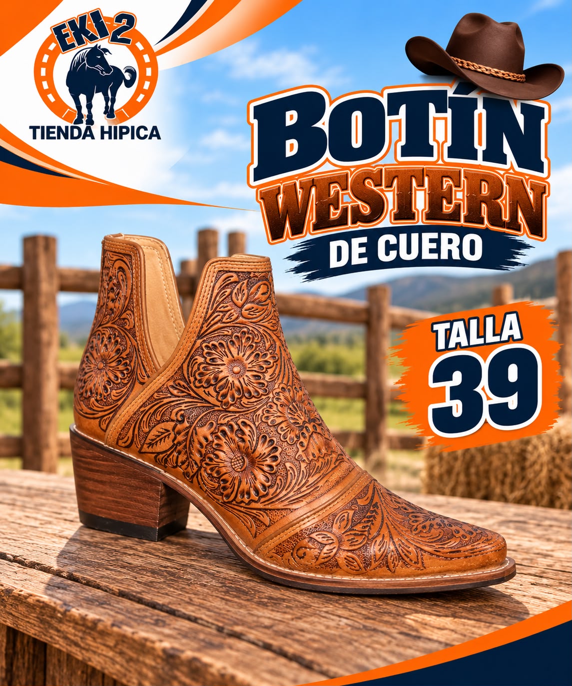 BOTAS WESTERN DE CUERO