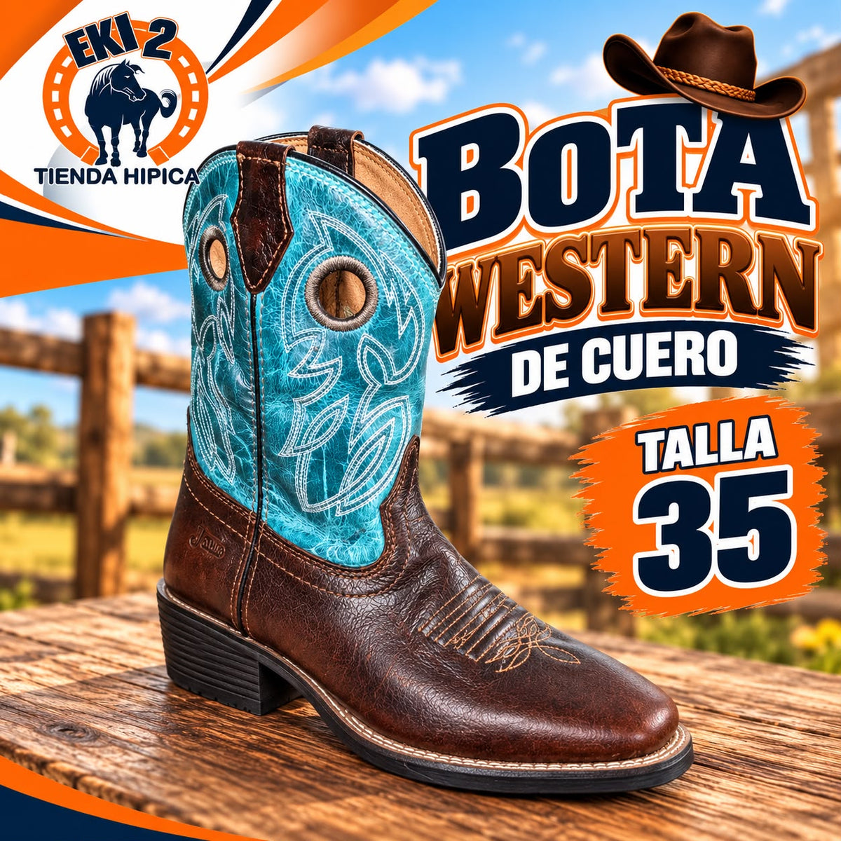 BOTAS WESTERN DE CUERO