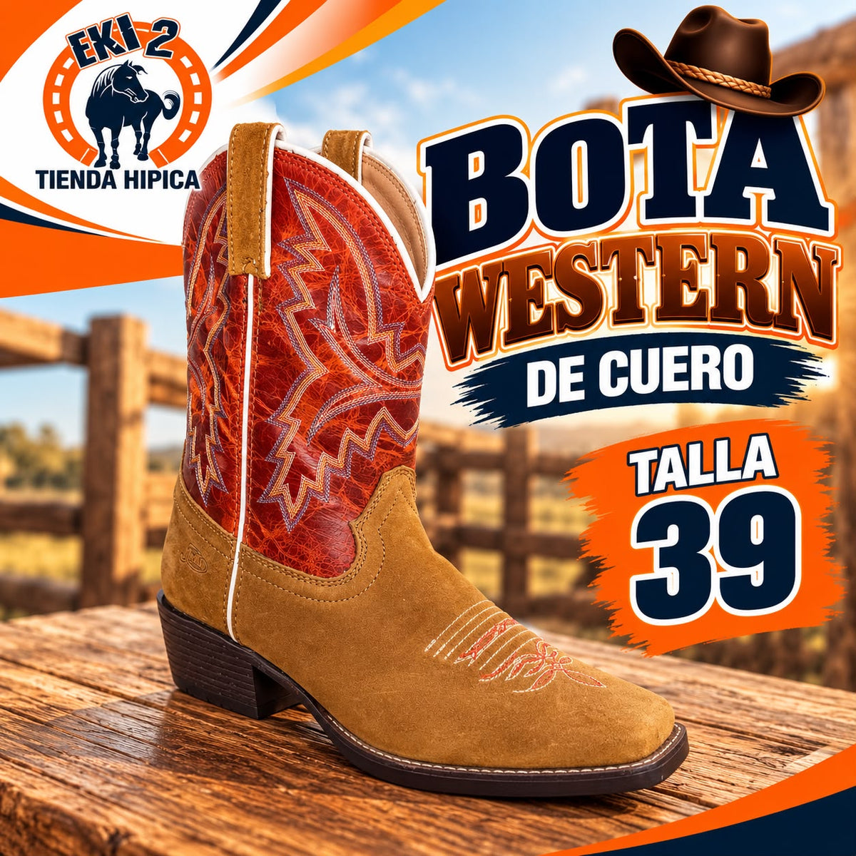 BOTAS WESTERN DE CUERO