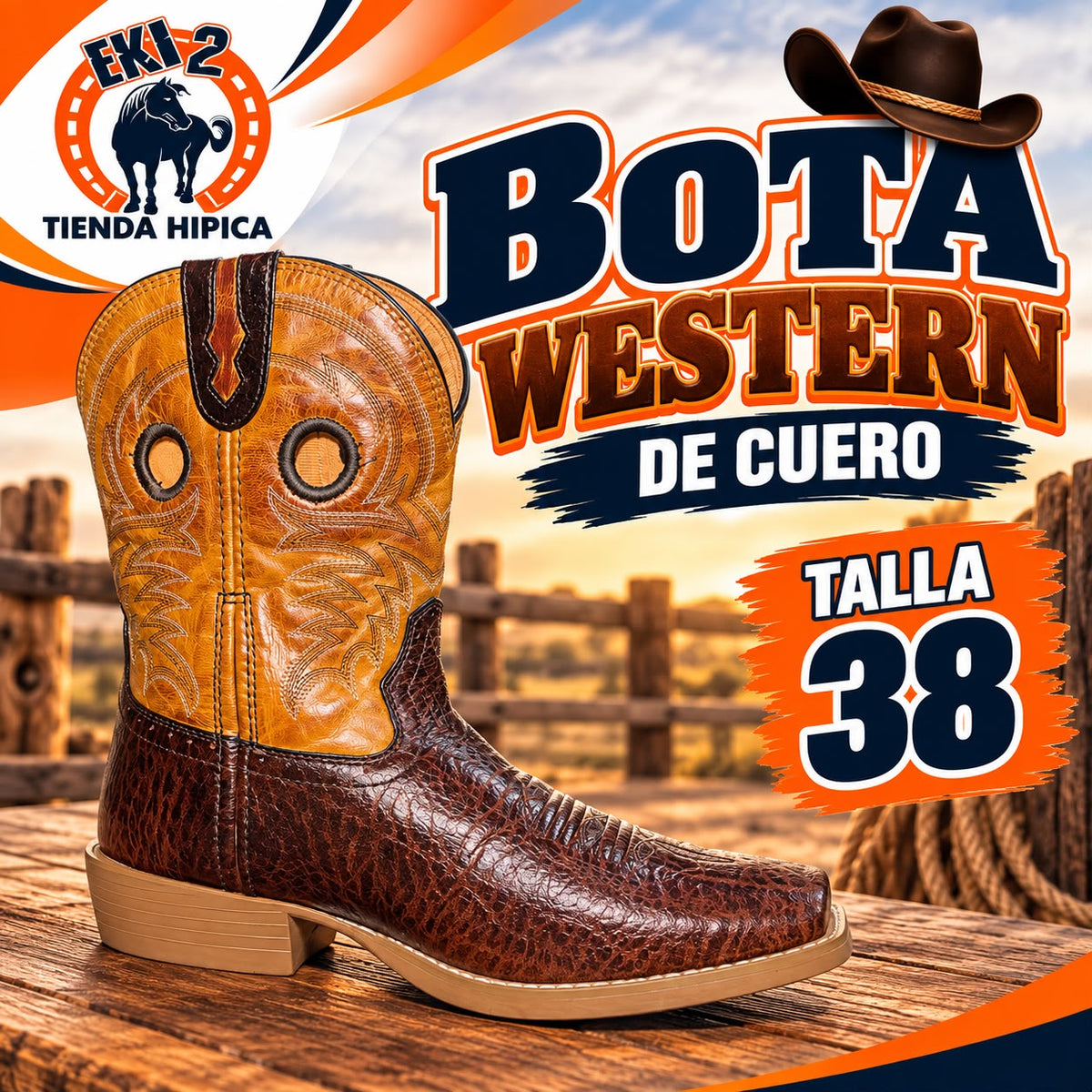 BOTAS WESTERN DE CUERO