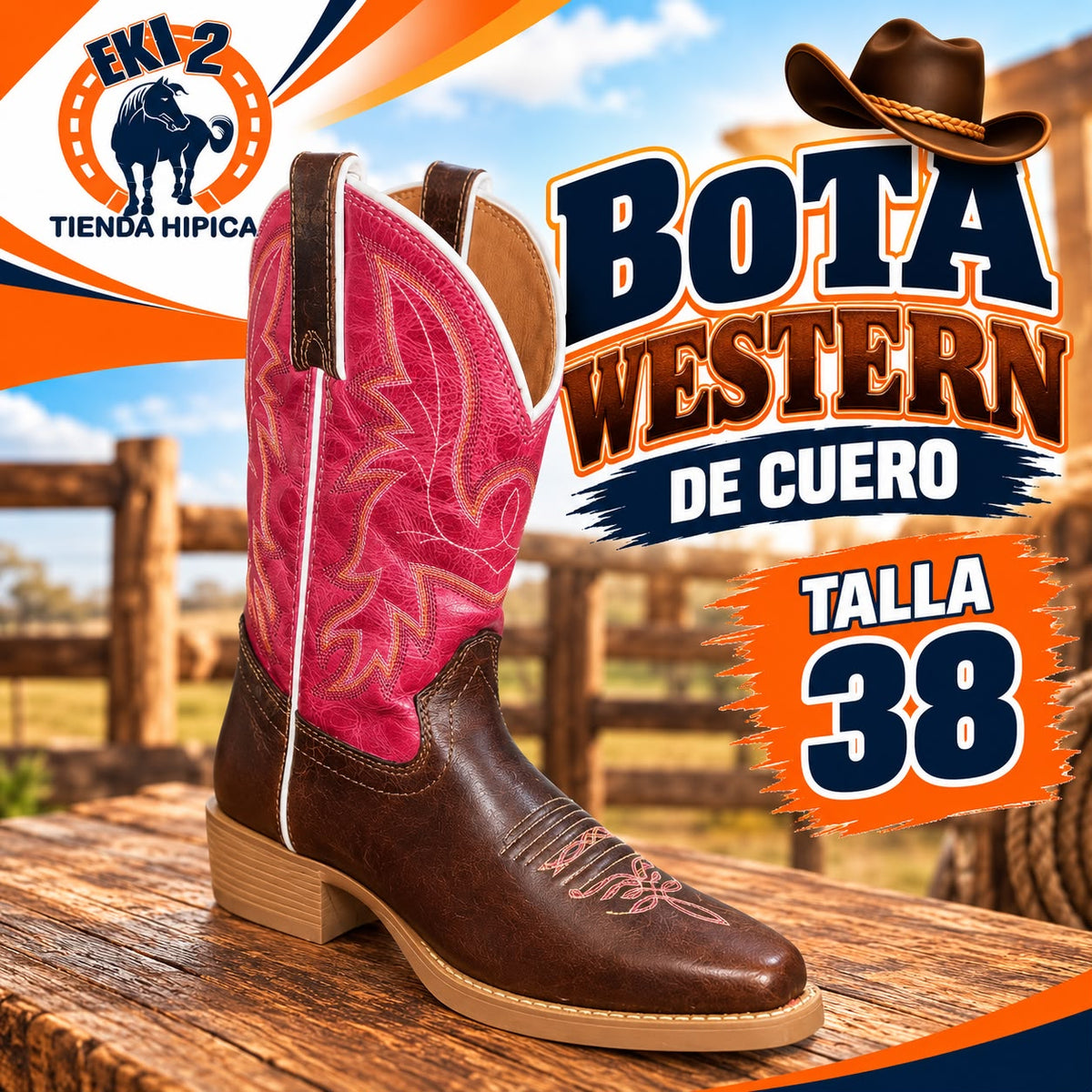 BOTAS WESTERN DE CUERO