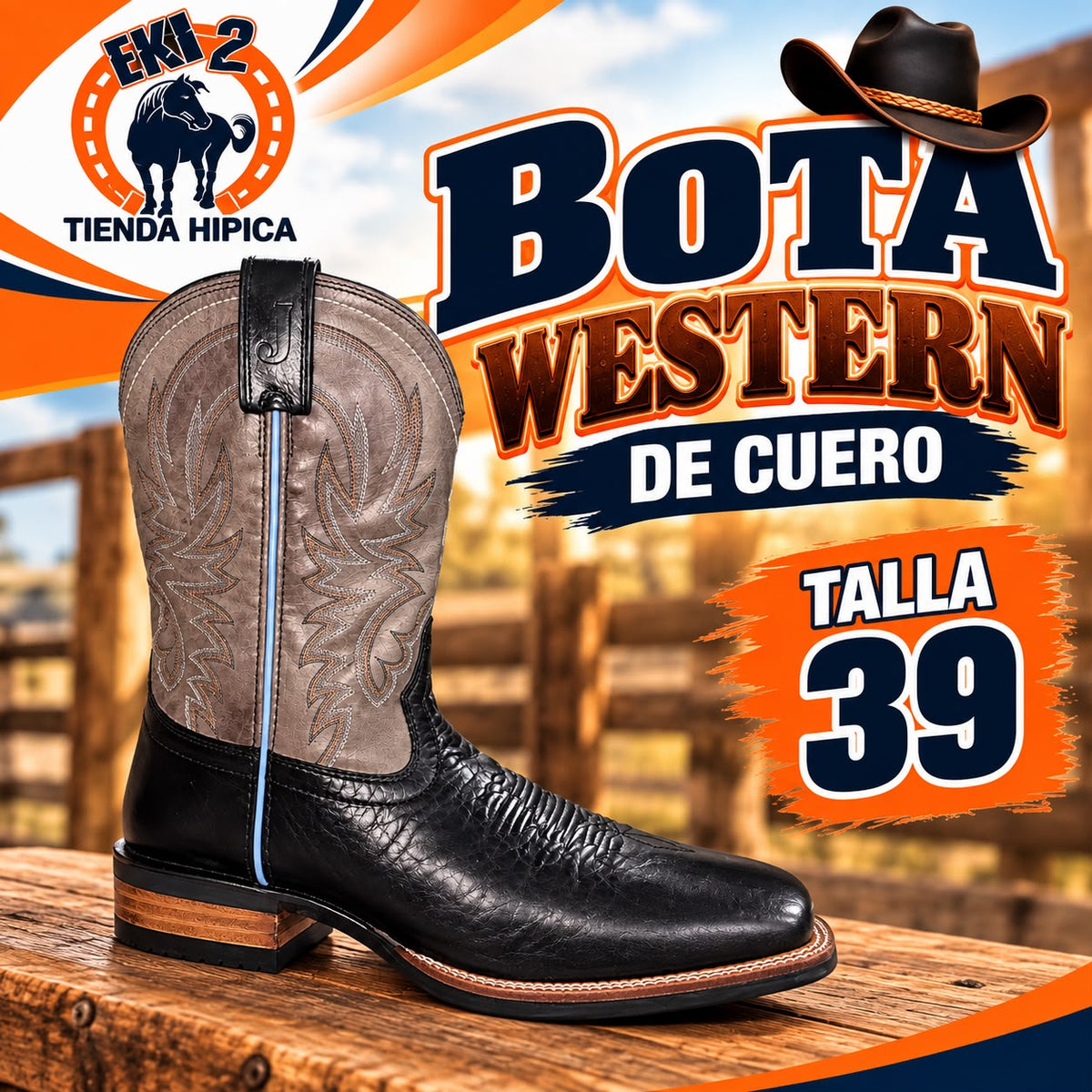 BOTAS WESTERN DE CUERO