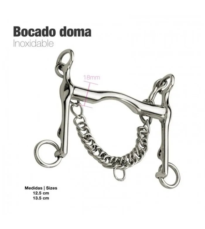 BOCADO DE DOMA INOXIDABLE