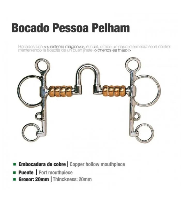 BOCADO PESSOA PELHAM BOLAS