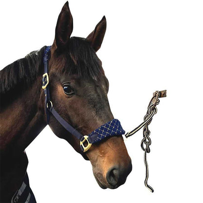 gamarra  de nylon con forro polar y cabresto a juego