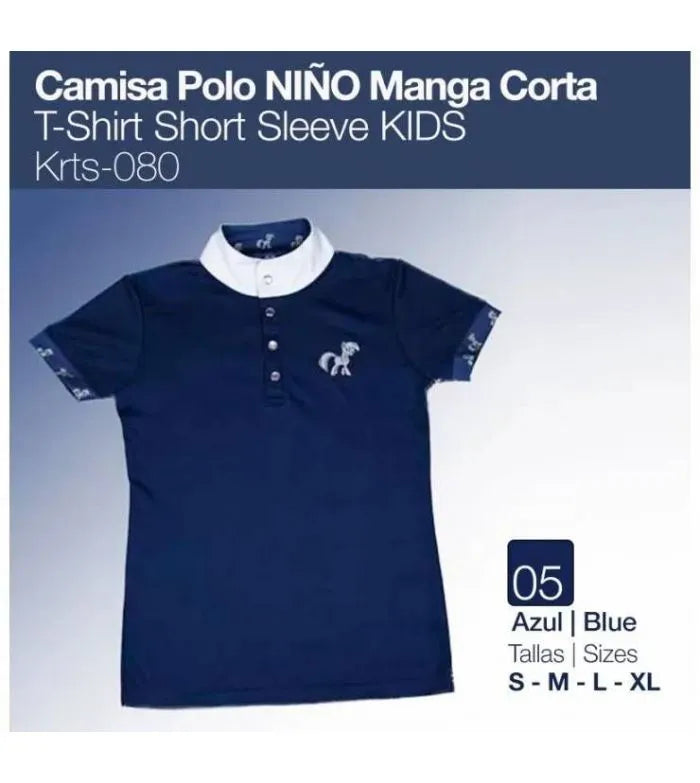 CAMISA POLO NIÑO MANGA CORTA CORTA