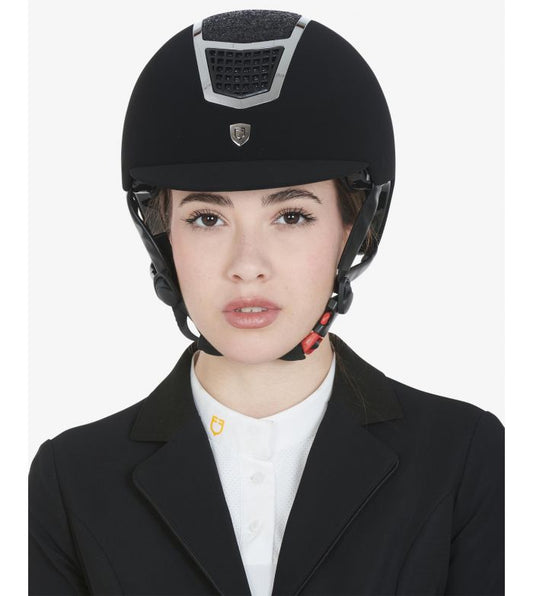 CASCO TERCIOPELO ULTRALIGERO CON PEDRERÍA EQUESTRO