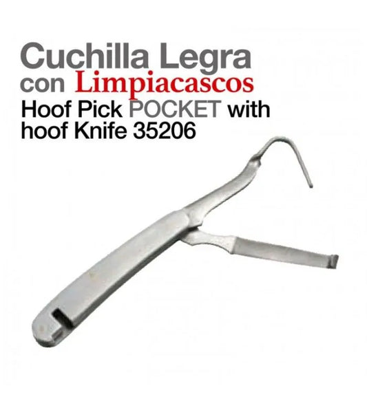 CUCHILLA LEGRA CON LIMPIACASCOS 35206