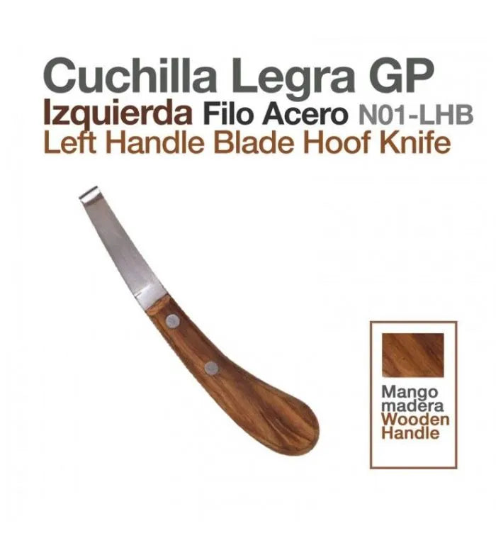 CUCHILLA LEGRA DE ACERO A LA IZQUIERDA N01-LHB