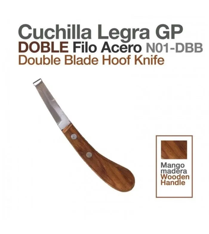 CUCHILLA LEGRA DOBLE FILO DE ACERO