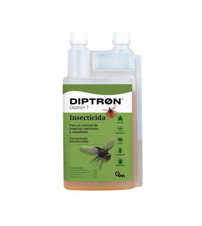 repelente de moscas DIPTRON T - INSECTICIDA CONCENTRADO RASTREROS Y VOLADORES 250ML