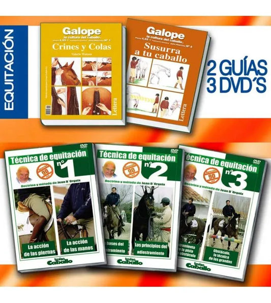 DVD + LIBRO COLECCIÓN PACK: EQUITACIÓN