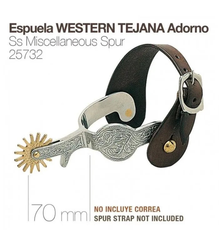 ESPUELA WESTERN TEJANA ADORNO