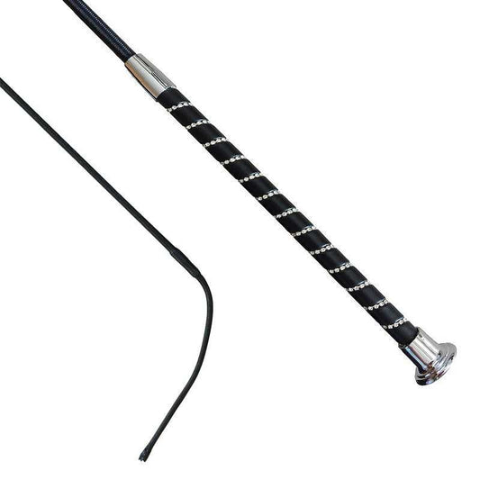 FUSTA DE DOMA NEGRA CON MANGO DE PIEDRAS MARCA MARJOMAN