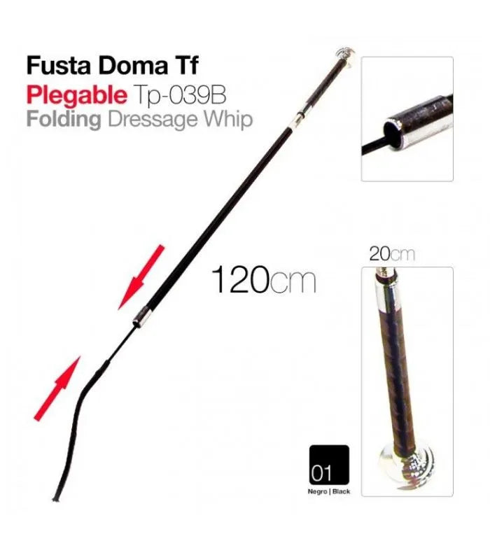 FUSTA DE DOMA PLEGABLE 1,20 M