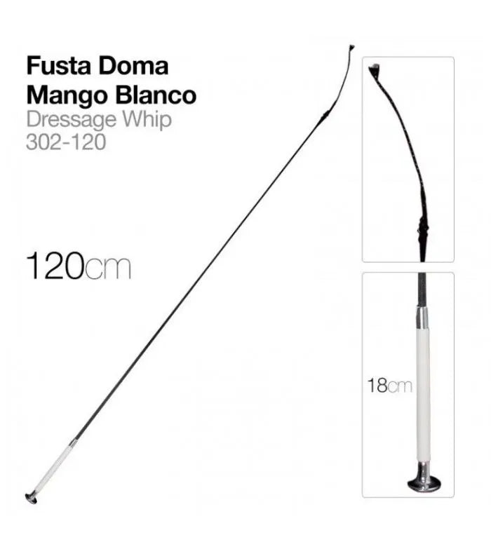 FUSTA DE DOMA MANGO BLANCO 1.20 M