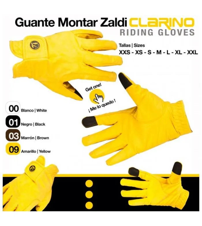 GUANTE DE MONTAR CLARINO UNISEX