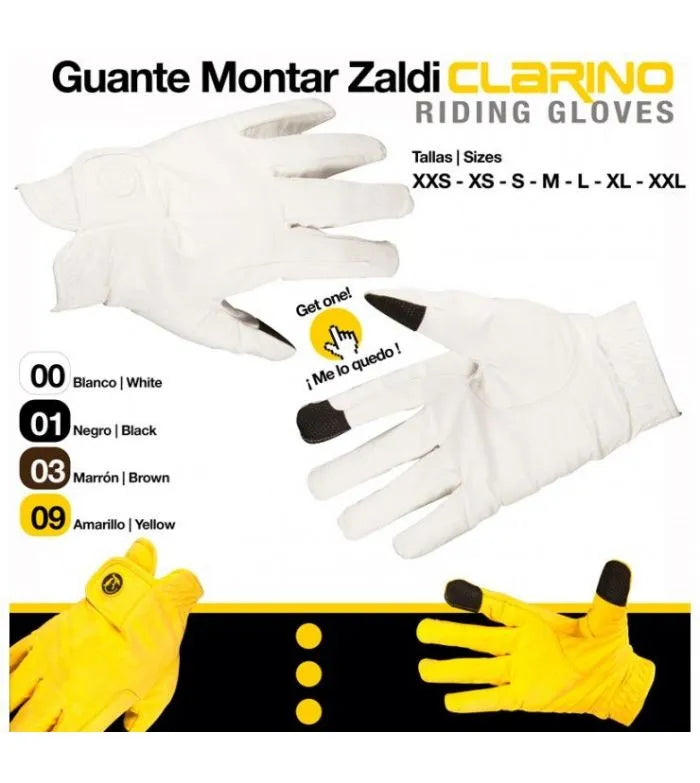 GUANTE DE MONTAR CLARINO UNISEX