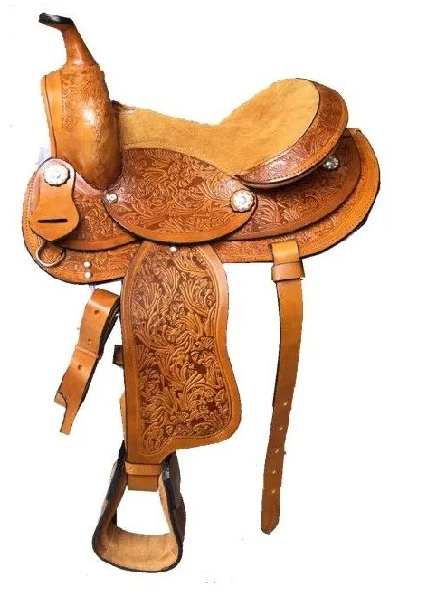 SILLA TEJANA DE CUERO WESTERN PEEPER