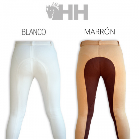 OT Pantalones de Equitación Lyon Infantil Unisex Blanco Talla 10 años