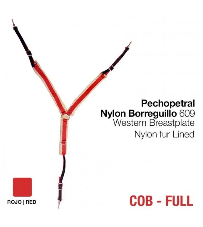 PECHOPETRAL DE NYLON Y BORREGO