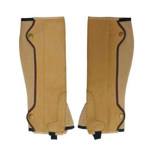 POLAINA AMMARA CON FUELLE DE CUERO