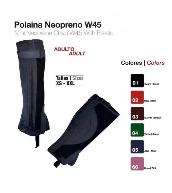 POLAINA DE NEOPRENO ADULTO W45