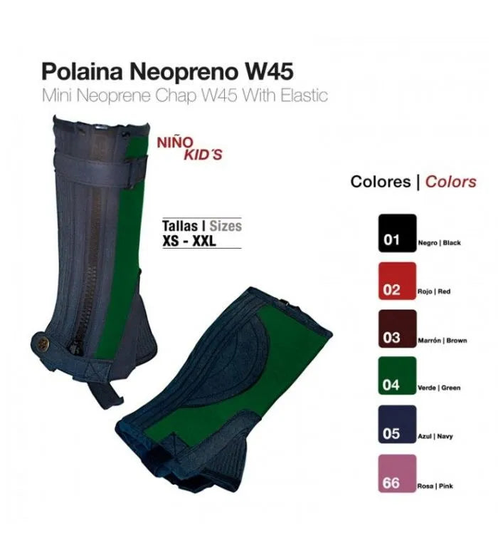 POLAINA NEOPRENO NIÑO W45