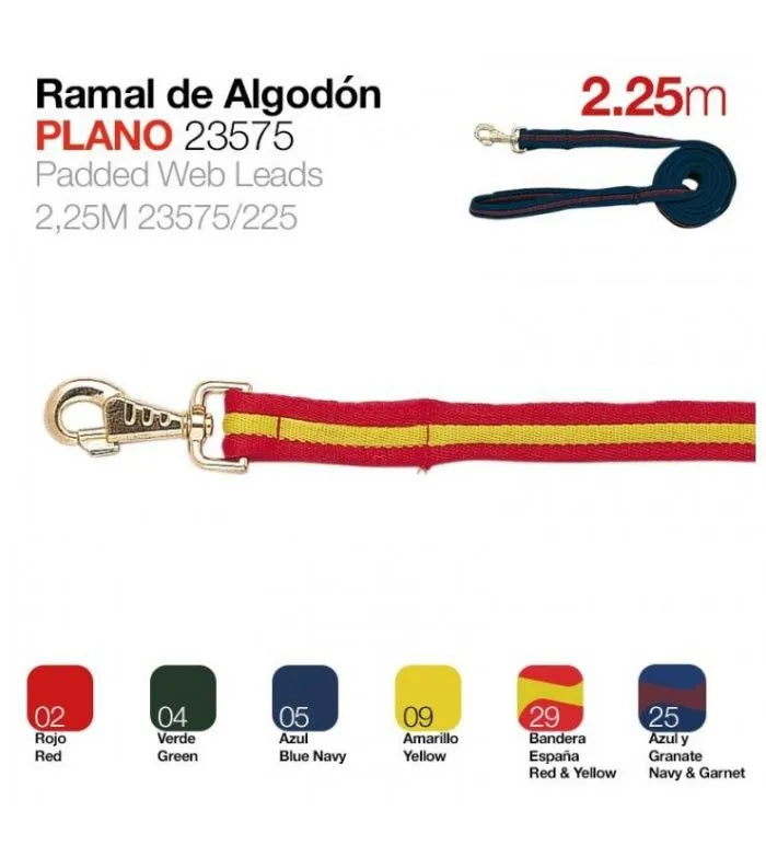 Ramal de Algodón Plano 2,25 m (CABESTRO)