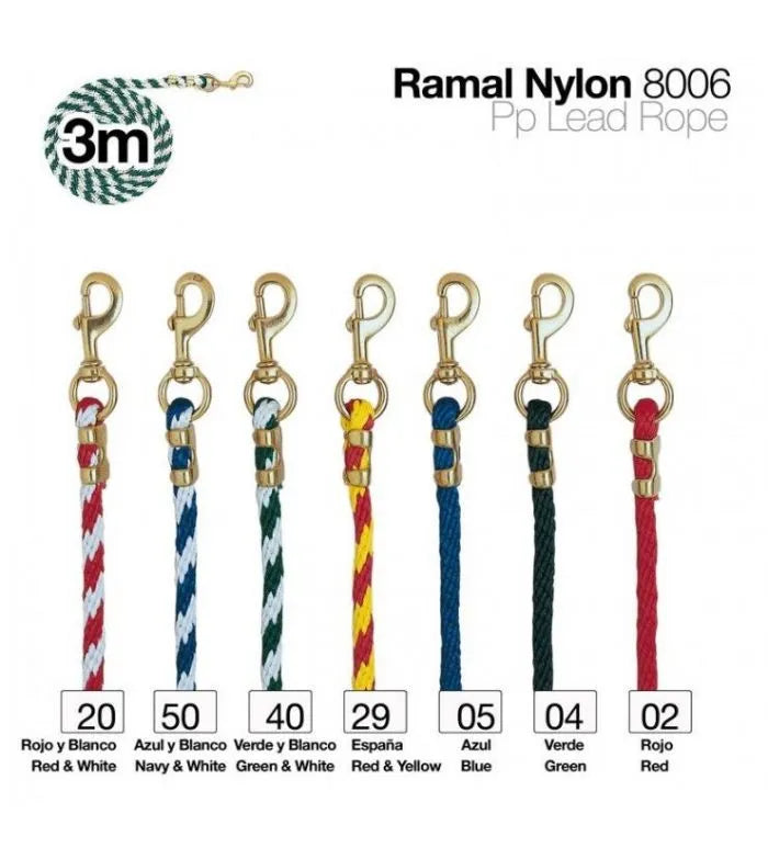 RAMAL DE NYLON REDONDO 3 M (CABESTRO)