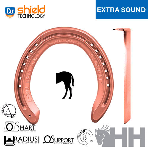 HERRADURA KERCKHAERT KINGS SUPER SOUND PAR COBRE 1 PESTAÑA POSTERIOR